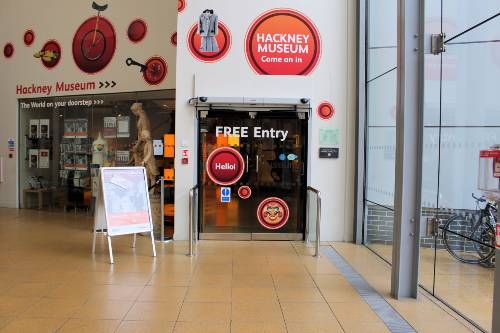 Hackney Museum entrance