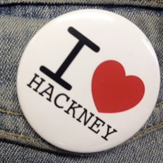 I love Hackney badge
