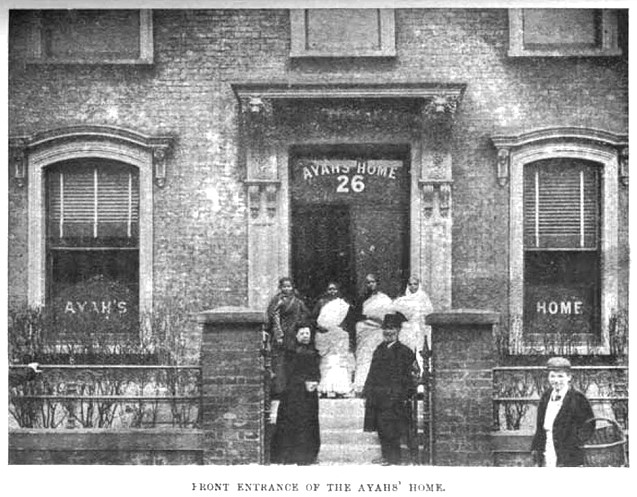 Front entrance of the Ayahs' home